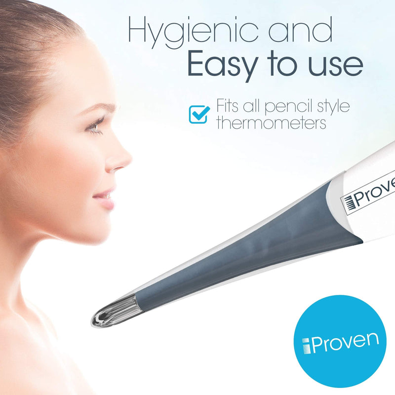 [Australia - AusPower] - iProven Disposable Probe Covers for Oral Thermometer and Rectal Thermometer, 50 Count - iProven PC-111 