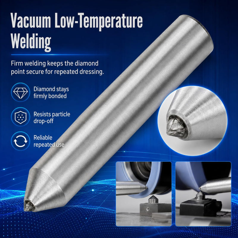 Diamond Grinding Disc Straightener 50 x 10 mm 0.4 Carat Diamond Dressing | Single-point sanding discs dresser dressing tool for precise dressing of grinding disc for sanders