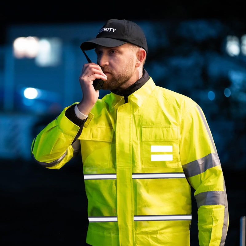 PATIKIL 4.5 x 1 Inch Safety Reflective Stickers, 10Pcs Adhesive Night Warning Sticker Waterproof Reflector Tape Strip for Helmet Hard Hat Clothing, Purple