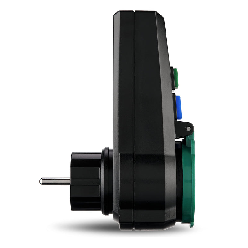 [Australia - AusPower] - REV Ritter 0515494555 RCD Safety Adapter 16 A 0,03 A Black FI Adapter 