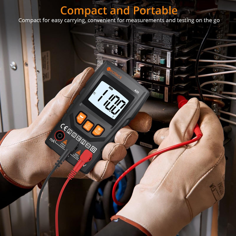 [Australia - AusPower] - Neoteck Professional Electrical Kit: 6000 Counts 2-in-1 Pen Multimeter & 4000 Counts Smart Multimeter with NCV,LCD Display,AC/DC Voltage&Current,Resistance,Continuity,Capacitance,Frequency 
