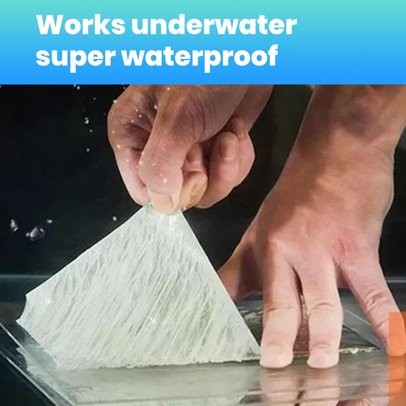 [Australia - AusPower] - ADHES Upgrade Butyl Tape Waterproof Tape, 1.2mm Thick, 2 inch x 16 feet, Aluminum Foil Tape Butyl Sealant tape for RV Repair, Window, Boat and Pipe Sealing, Glass & EDPM Rubber Roof Patching,Silver 50mm x 5m 