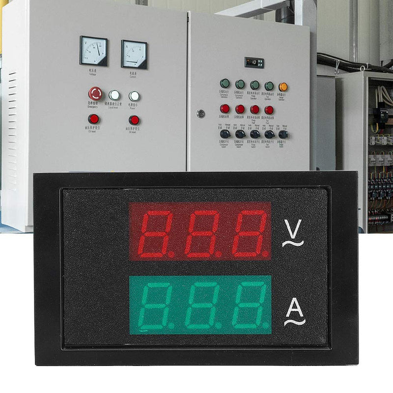 [Australia - AusPower] - Voltmeter Ammeter Dl85-2041 Display Ac Voltage Current Meter Ac80-300v 0-50a with Current Transformer 