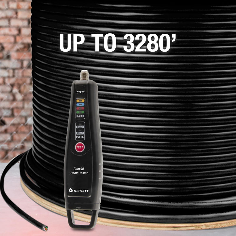 [Australia - AusPower] - Triplett CTX10 Coaxial Cable Tester - Designed to Test The Connection of F-Type Coaxial Cable 