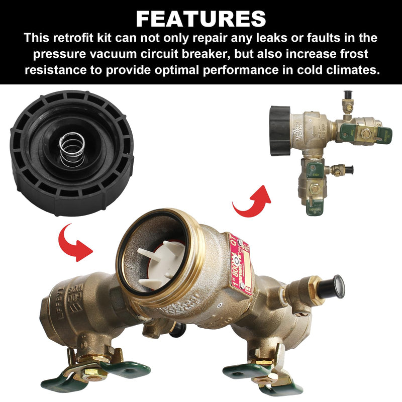 800M4 1" Pressure Vacuum Breaker Vent Float Bonnet Kit 800M4, for 1" 800QT Backflow Valve