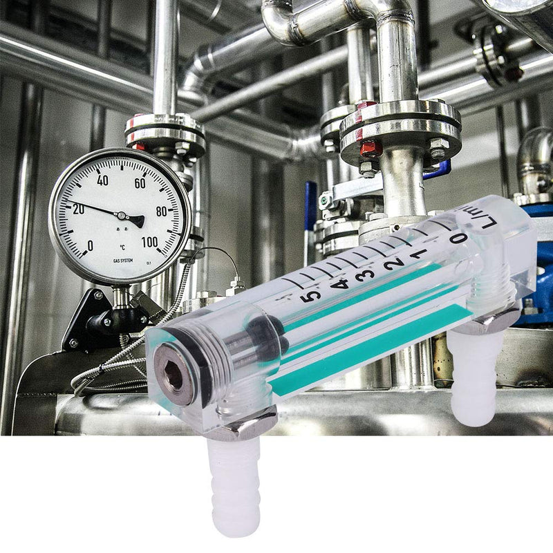 [Australia - AusPower] - ViaGasaFamido Gas Flowmeter 1~5LPM Oxygen Carbon Dioxide Measurement Flow Meter Air Flow Meter Air Oxygen Flow Meter Manual Valve Tools for Industry 