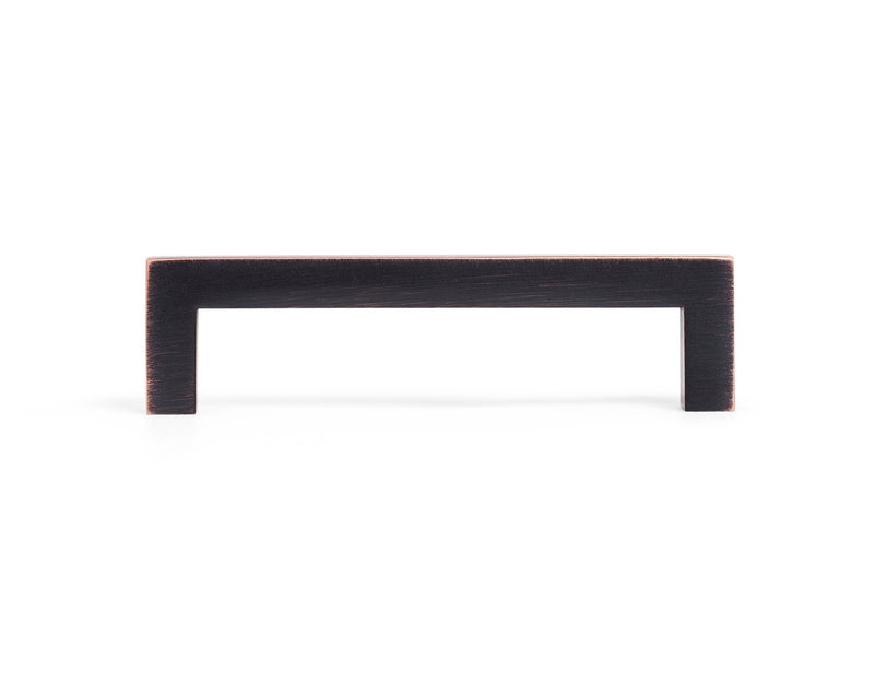 BirdRock Home Square Contemporary Handle - Oil Rubbed Bronze - 10 Pack - 3.75 Inch Kitchen Cupboard Furniture Cabinet Hardware Drawer Dresser Pull Trad 10 Pieces