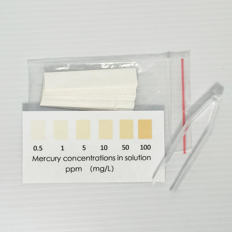 [Australia - AusPower] - Mercury Concentration Test Strips in Water and air, 30 Pieces of Test Strips Fast and Easy to use. SAXD 2026 