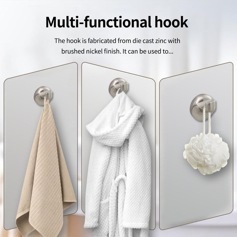 Formosa Design Hardware 4-Piece Bathroom Accessories Set (Brushed Nickel) Brushed Nickel