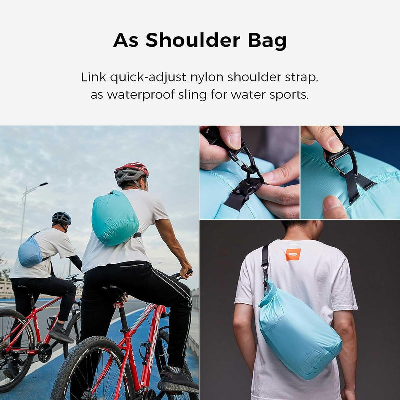 Bee Nesting Waterproof Dry Bag Lightweight Dry Sack Marine Dry Bags Suitable for swimming,kayaking,rafting boating, surfing, outdoor travel, mountaineering,hiking Blue/Green/Grey 2L 4L 8L