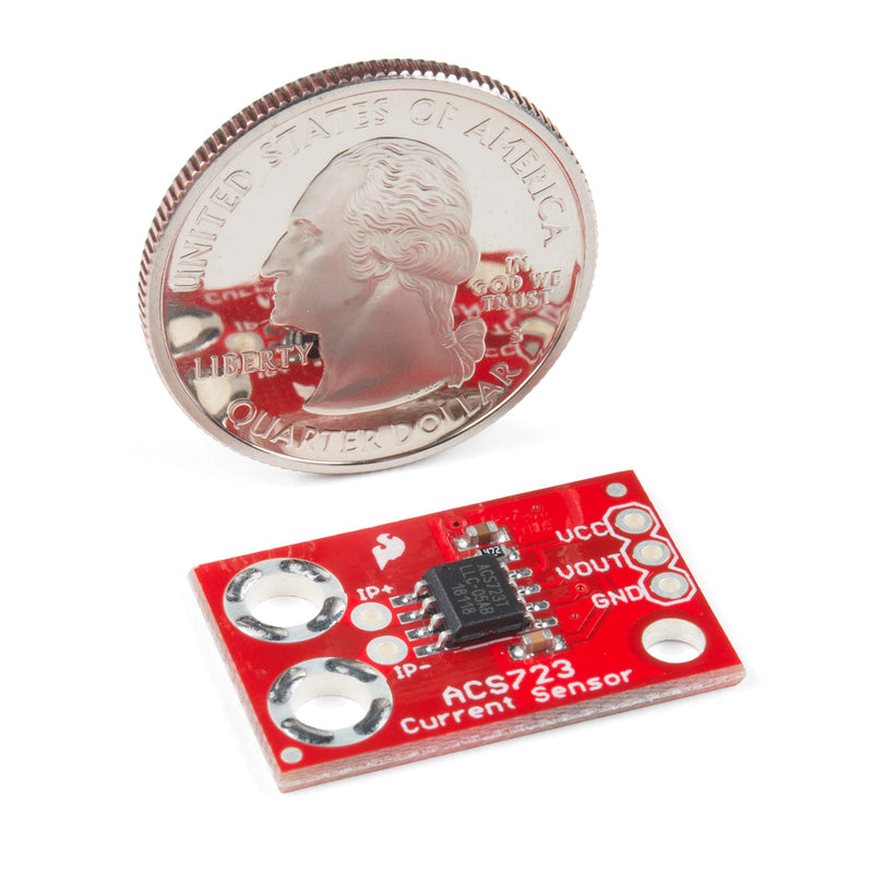 [Australia - AusPower] - SparkFun Current Sensor Breakout - ACS723 - Moderate AC and DC current sensing applications - Base sensitivity of 400mV/A - Full electrical isolation of measured and sensed circuits 