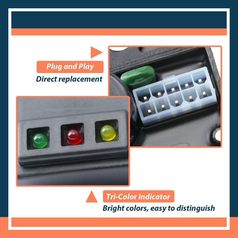 Low Oil/Output/Overload Light Indicator Module Replacement for Sigma Model SG2400iS 2400 Peak Watts/1800 Running Watt Portable Inverter Generator, with CO Sensor