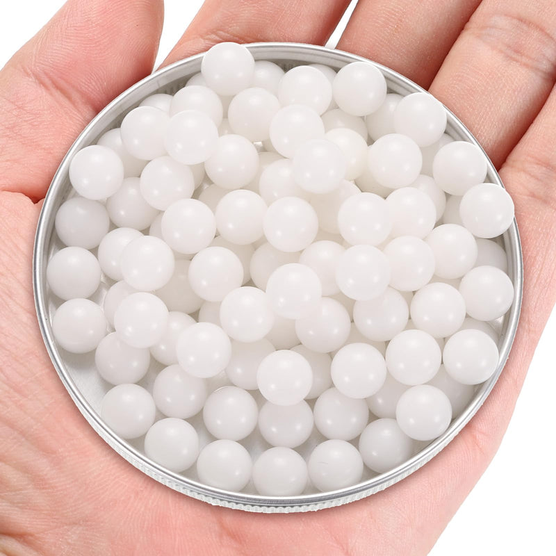 [Australia - AusPower] - uxcell 100pcs POM Bearing Balls 3/8" 9.525mm Solid Plastic Bearing Balls, Precision POM Balls 3/8" 