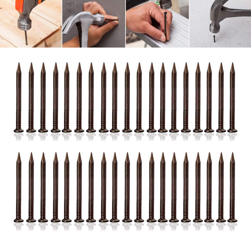 Cement nails 50pcs Metal Nail Length 1.57 "Carbon Steel Nail Hardware Nails Wall Nail Board Nail Reinforcement