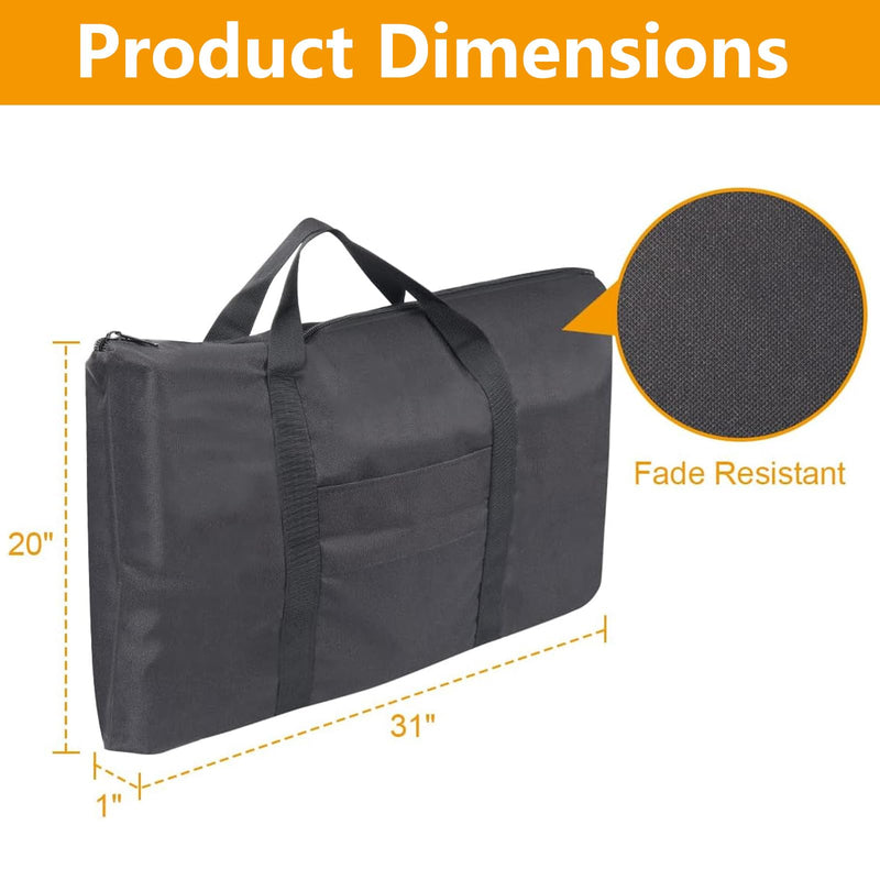 AJinTeby Griddle Carry Bag for Camp Chef SG90, CGG24B, FG26 Griddle Models, Compatible with Camp Chef 2 Burner Stove Grills, Heavy Duty 600D Waterproof Dustproof Carry Bag