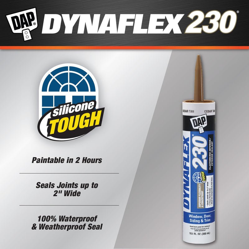 [Australia - AusPower] - DAP 7079818418 DYNAFLEX 230 (18302) Brown Raw Building Material, 10.1 oz, 10 Ounces 10.1 oz. 