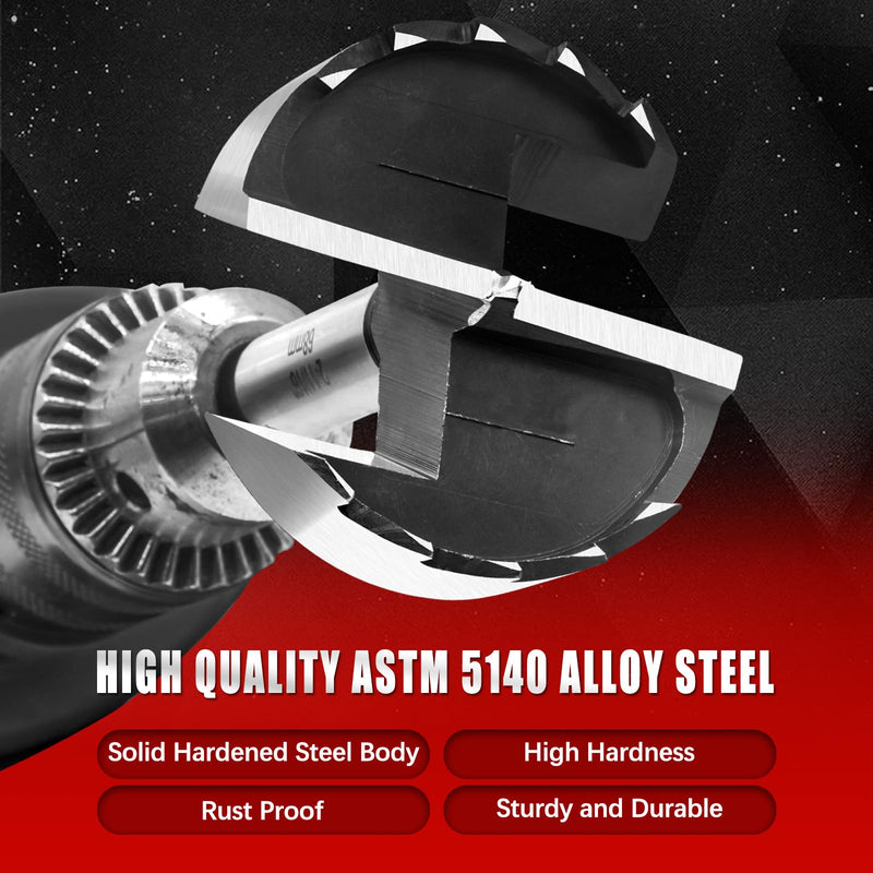 [Australia - AusPower] - NICAVKIT Professional Forstner Drill Bit 68 mm for Wood, 68 mm Forstner Drill Bit Wood Hole Cutter with Hex Shank, Wood Drill, Pot Drill, Art Drill for Wood Ø 68mm 