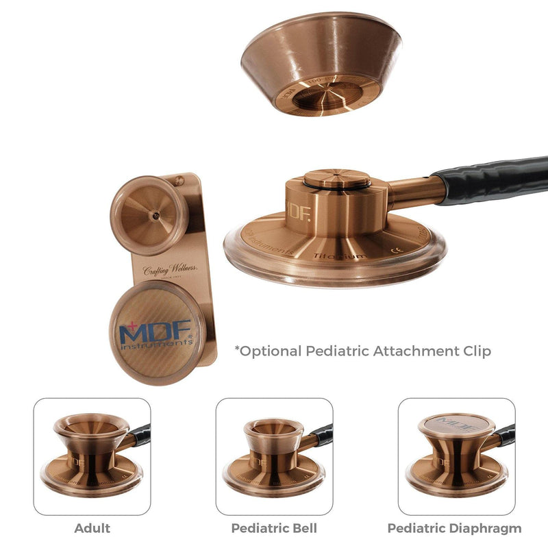 [Australia - AusPower] - MDF Instruments Pediatric Attachment with Clip - for MD ONE Epoch Titanium Stethoscope - Cyprium 
