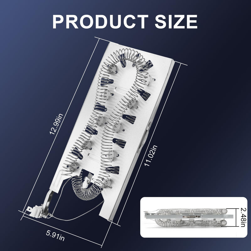 [Australia - AusPower] - Replacement for Whirlpool WED6620HC1, GEW9250PW1, Maytag MED7230HW1, MED5630HC2, MED6230HW2, MED7230HW2, MED5630HC1 Dryer Heating Element & Thermal Fuse & Thermostat Kit 