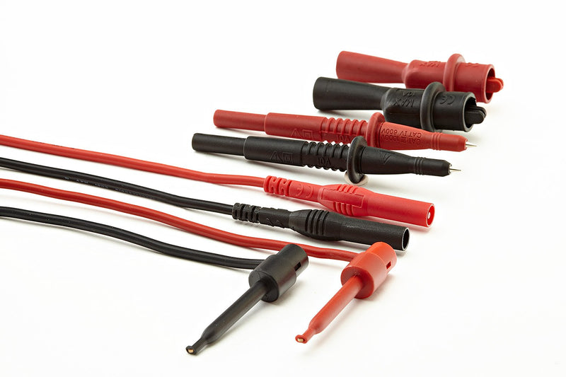 [Australia - AusPower] - Extech TL809 Electronic Test Lead Kit, Black 