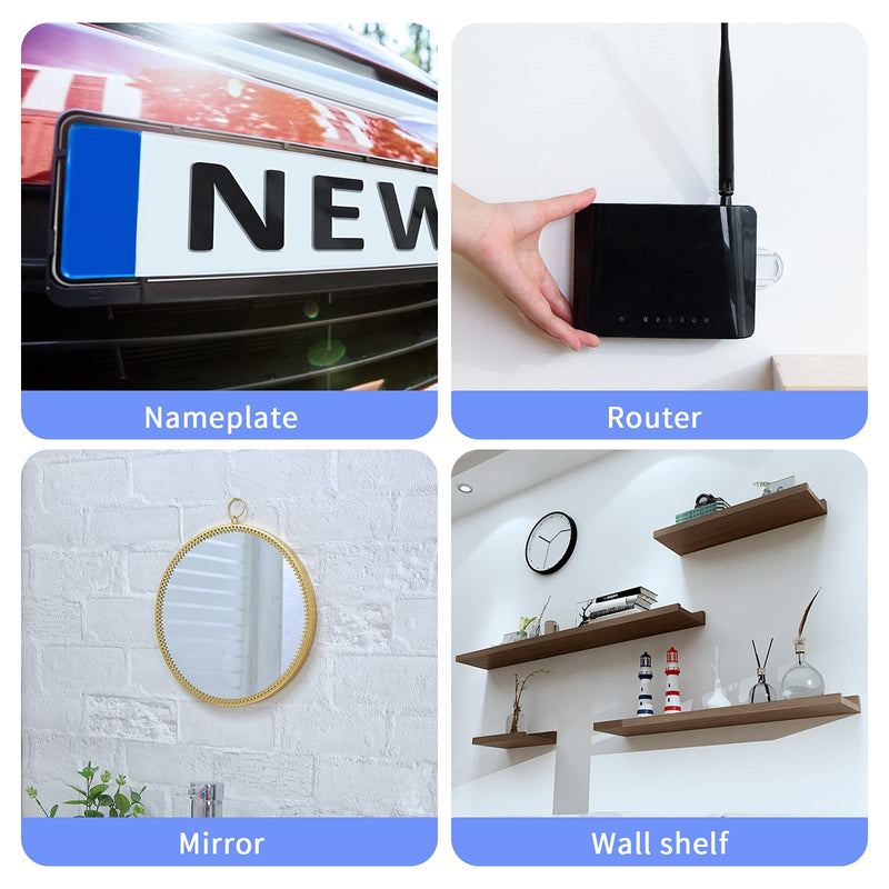 Blink Mounting Tape Kit,12PCS Adhesive Pads for Mini 2/Pan-Tilt/Outdoor 4 – Secure Cameras & Organize Cables, No Drill