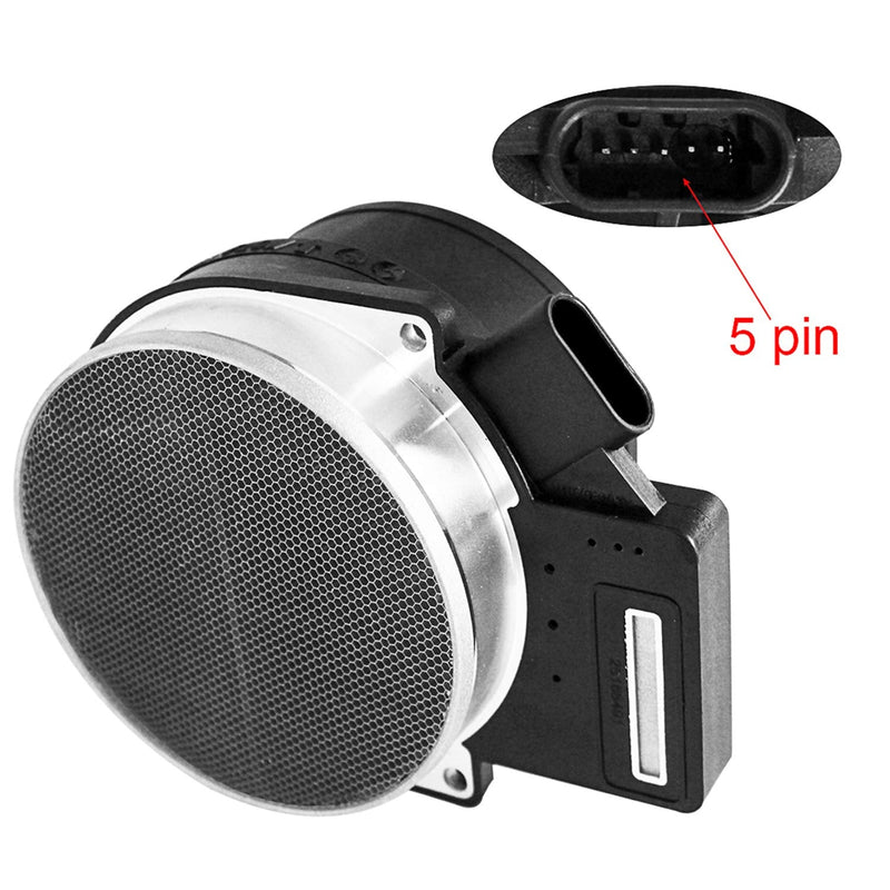 [Australia - AusPower] - Mass Air Flow Sensor Meter Compatible with Escalade, ESV, 5.3L, 6.0L, 4.8, Chevy Silverado Suburban Escalade Tahoe Yukon GMC Sierra MAF Sensor 99-18, Replace 25318411 25168491 AF10043 (5 Prong) 