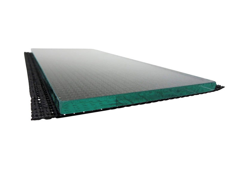 Taytool 279182 Single Sheet 5/16 x 5 x 12 Dead Flat Float Plate Glass with 7 Sheets Lapping Microfinishing Film for Scary Sharp Sharpening System