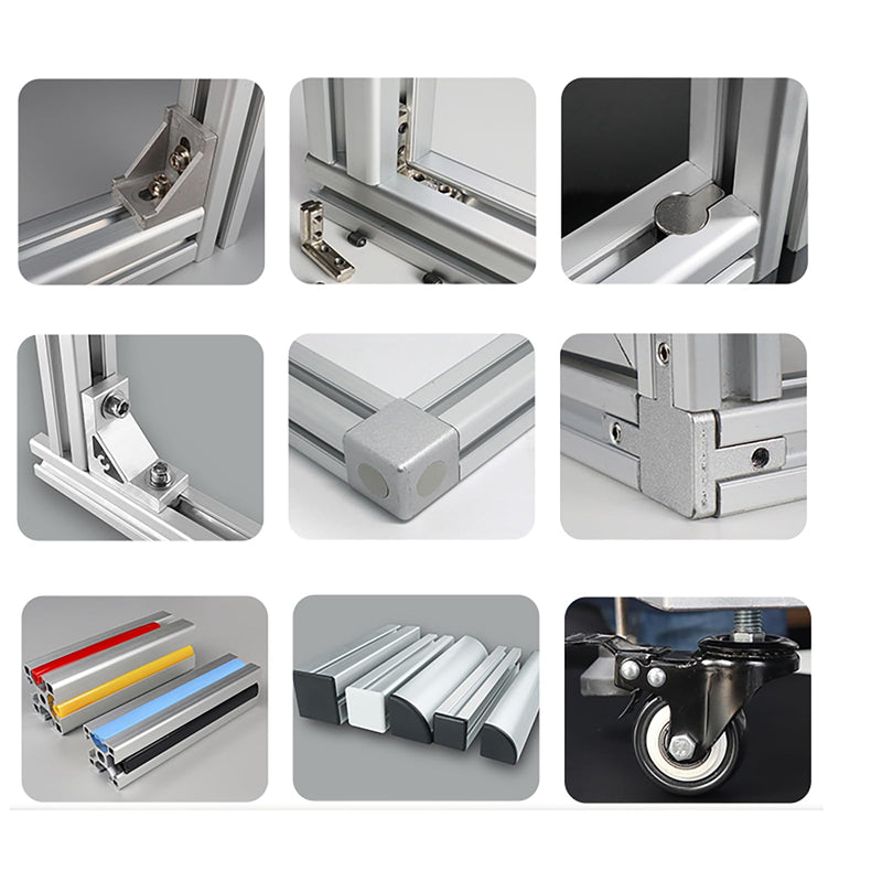 [Australia - AusPower] - 2060 Aluminum Extrusion V Slot 200mm Long Black 2 Pack, Extruded Aluminum Profile 20 Series European Standard Anodized Linear Rail for 3D Printer Parts and CNC DIY 20 x 60 7.87" 2Pcs (Kwweeoo) L:7.87"/200mm 