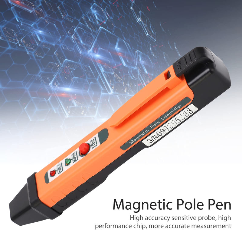 [Australia - AusPower] - Magnetic Pole Tester, 862M±5MT (50Gs) High Sensitivity Magnetic Pole Pen N S Polarity Identification Test Pen, Portable North South Pole Tester 