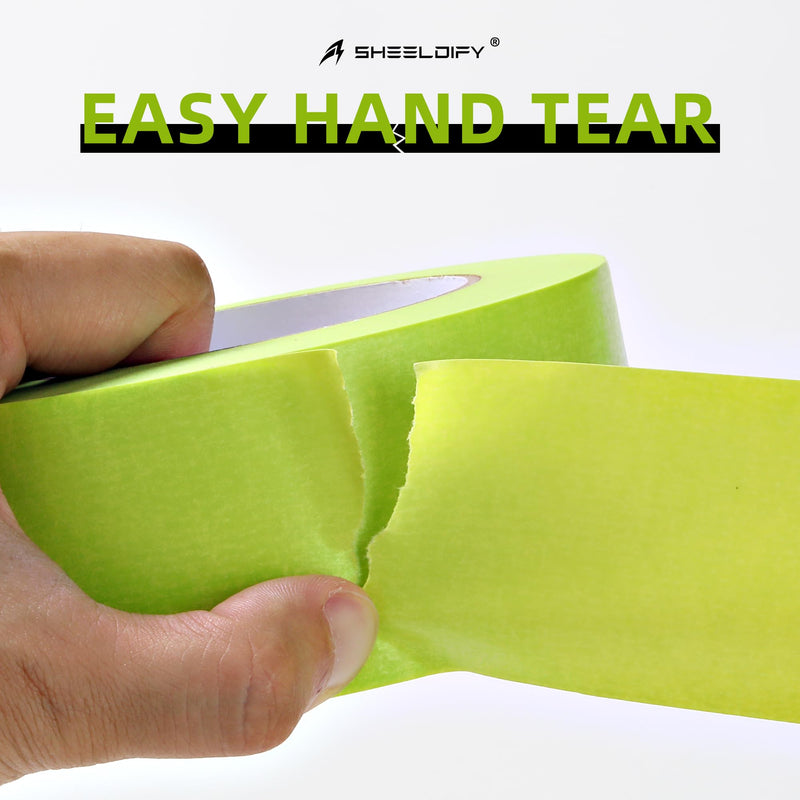 Gen.III Seam Tape Specialized for Floor Protection | Edge Tape | Masking Tape, 90 Day+ (Green, 1 Roll, 2" x164') Green 1 Roll, 2"x164‘