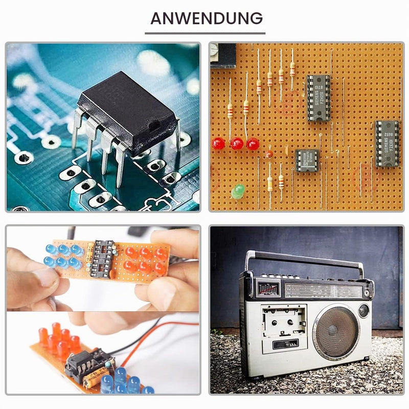 20pcs DIP-8 IC NE5532 NE5532P Dual Low Noise Operational Amplifier High Quality Precision Chip 38mA + 20pcs DIP-8 IC Socket for DIY Electronics Experiment