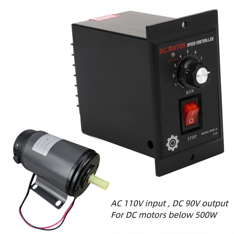 [Australia - AusPower] - DC Motor Speed Controller, AC 110V Input DC 90V Output DC Motor Speed Regulator, Small Electric DC Motor Variable Speed Control for Permanent Magnet DC Motor 500W 