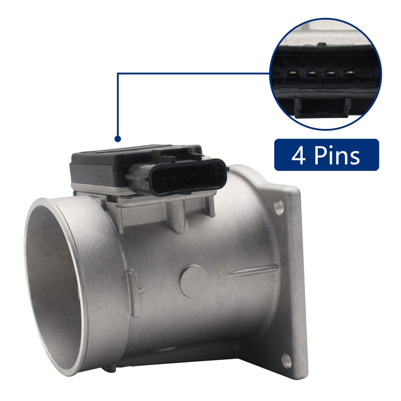 [Australia - AusPower] - Mass Air Flow Sensor F57Z12B579DBRM MAF Compatible with 6Cyl 4.0L 1996-2000 Ford Ranger/1996-2000 Mustang/1996-1998 Explorer/1996-1997 Aerostar/1997-1998 Mercury Mountaineer/1995-2000 Mazda B4000 