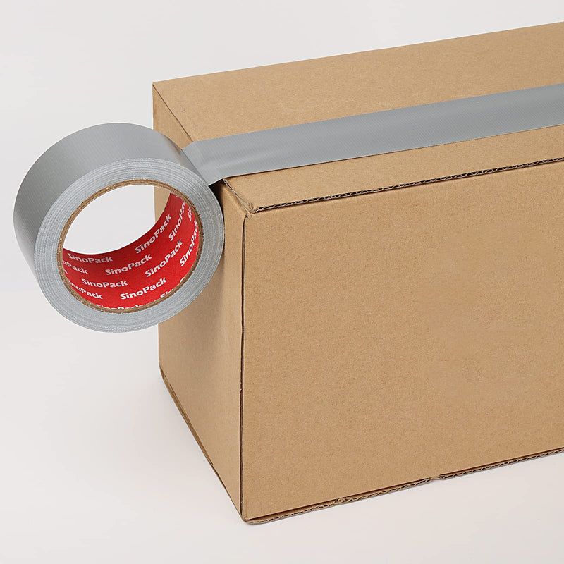3 Pack Duct Tape Heavy Duty Waterproof No Residue Sliver Duct Tape Total Length 60 Yards x 1.88 Inch x 9Mils,Strong Adhesive Sliver Tape for Indoor Outdoor Repairs Tear by Hand 1.88in x 20y-3Pack