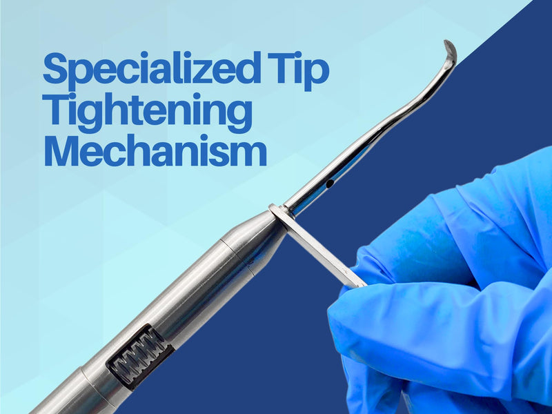 [Australia - AusPower] - Dental Automatic Crown Remover Bridge Remover with 10 Pieces/Spring Loaded Crown Remover with 8 Tips and Wrench by ARTMAN INSTRUMENTS 