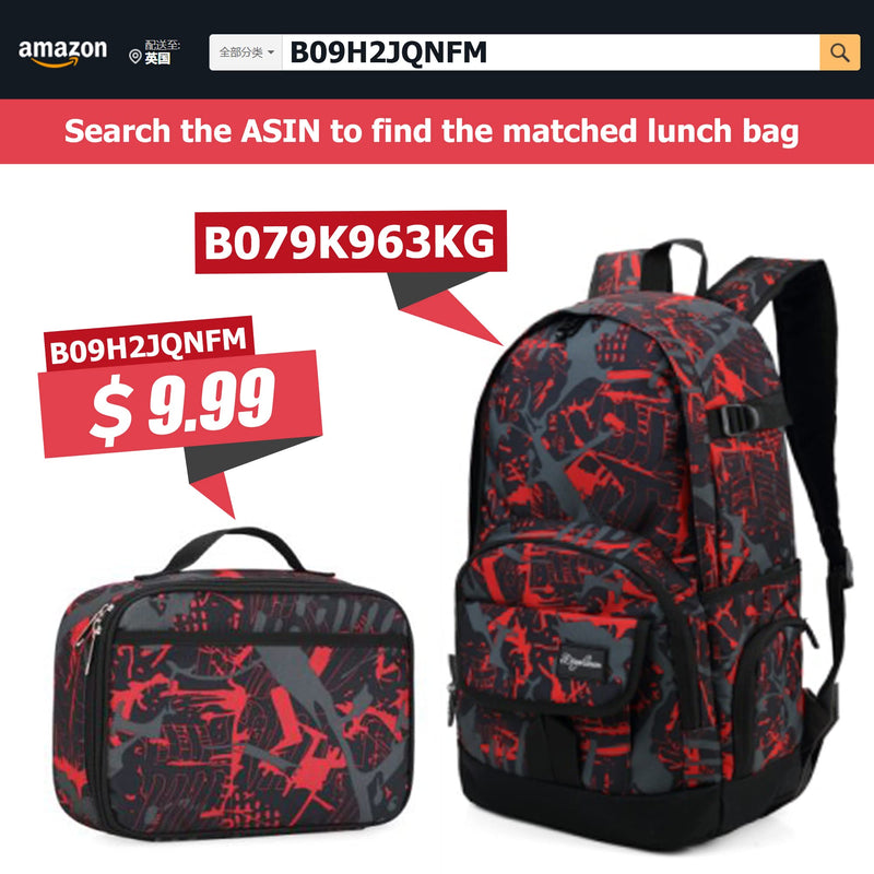 [Australia - AusPower] - rickyh style School Backpack Travel Bag for Men & Women Lightweight College Back Pack with Laptop Compartmen New Red 