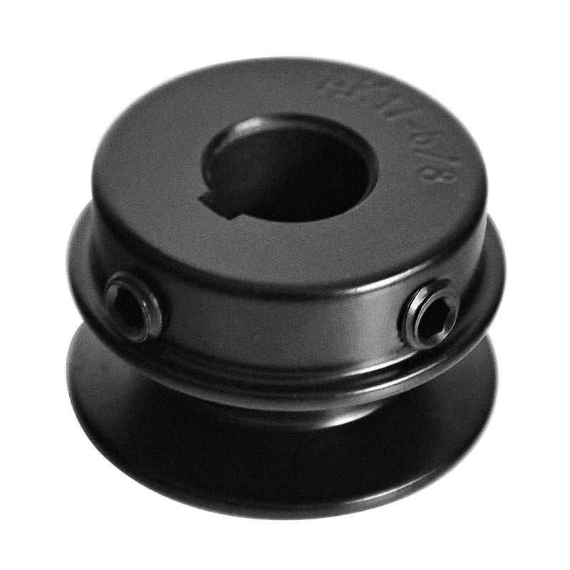 [Australia - AusPower] - AK1758 Mechanical V-Belt Pulleys, 1.75" OD 5/8" Fixed Bore, Single Groove, Cast Iron, for 3L, 4L, A, AX V-Belt 