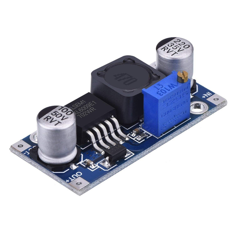 Hailege 5pcs XL6009 DC-DC Adjustable Boost Module DC3.0-30V to DC5-35V Output Voltage Power Converter PCB Module 400KHz