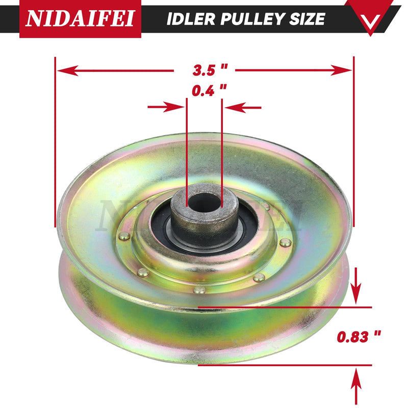 [Australia - AusPower] - 532139245 Idler Pulley Replaces 532139245 Pulley Idler Craftsman Idler Pulley 139245 Idler Pulley, 127783 Pulley Idler Craftsman 127783 Idler Pulley, 532127783 Idler Pulley 1 Pack 532139245 Idler Pulley 