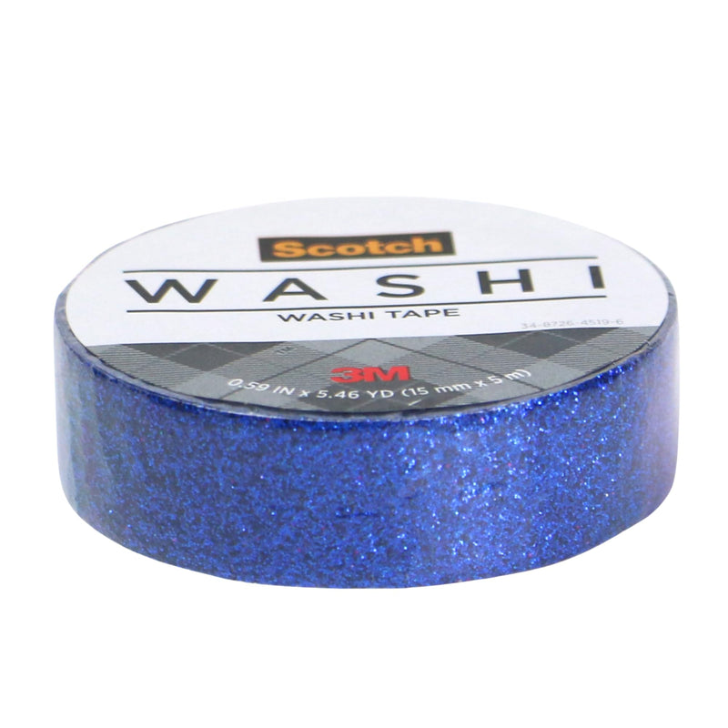 Scotch Washi Tape Glit Dk Blu .59In Dark Blue 1