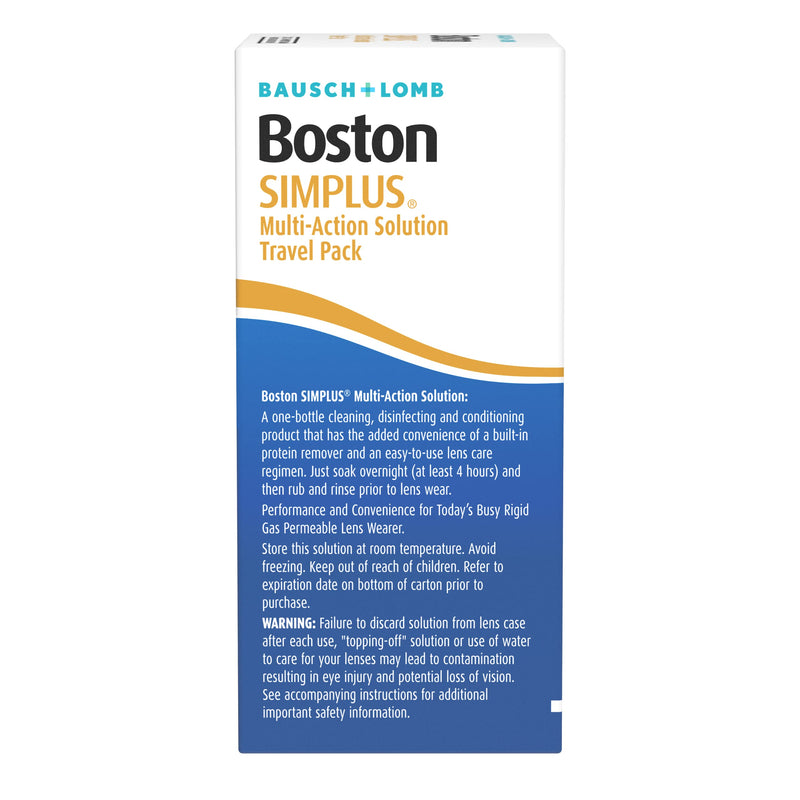 [Australia - AusPower] - Boston Simplus Contact Lens Solution, for Gas Permeable Contact Lenses, Contact Lens Case Included, 1 Fl Oz 1 Fl Oz (Pack of 1) 