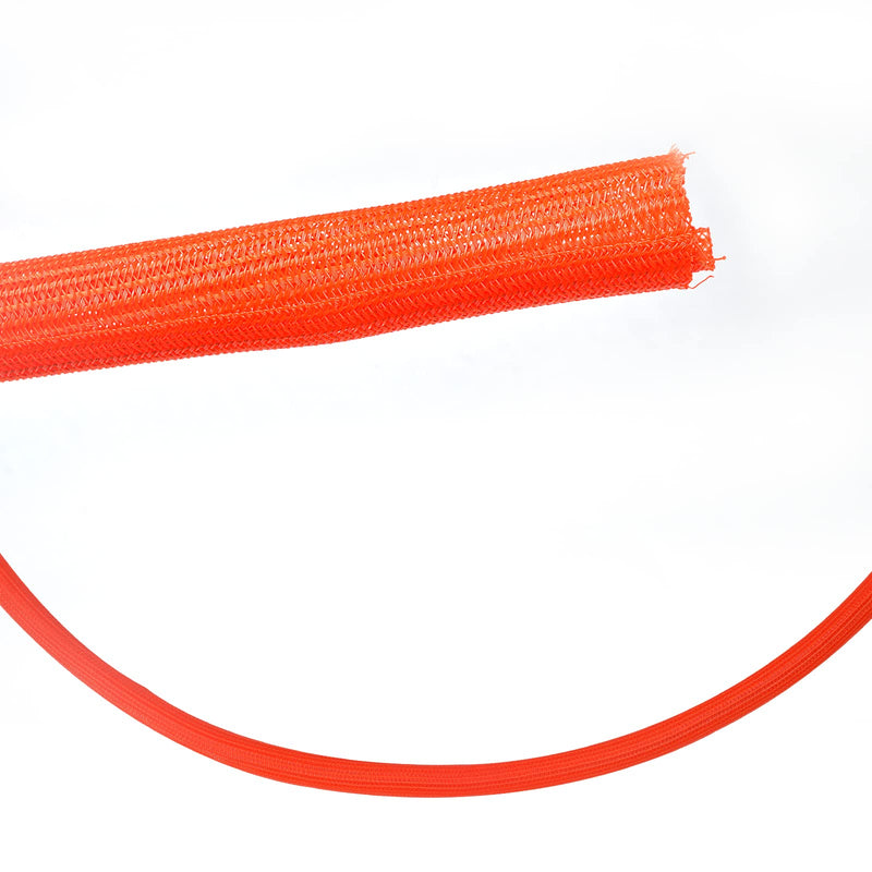 [Australia - AusPower] - 10 Ft High Visibility Chain Cover Kit High Visibility Yellow Cover Safety Barrier Cover for Both Indoor and Outdoor Environment (Orange) Orange 