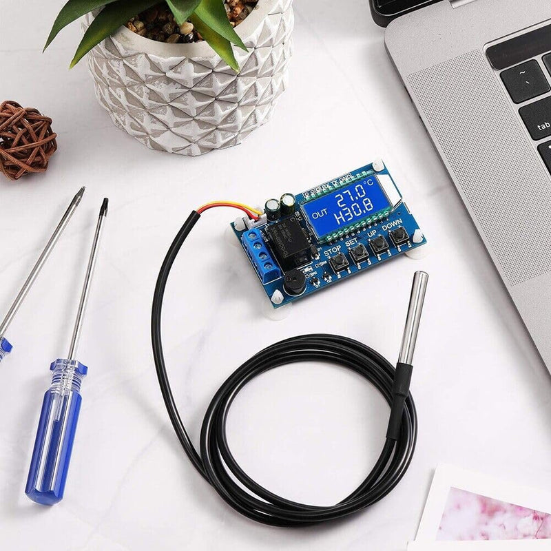 [Australia - AusPower] - 2PCS 5 Meter DS18B20 Temperature sensors Equipped with XH2.54-3Pin terminals, Waterproof Digital Temperature Probe sensors Compatible with Arduino, Raspberry, Pi 5-Meter/16.4FT 
