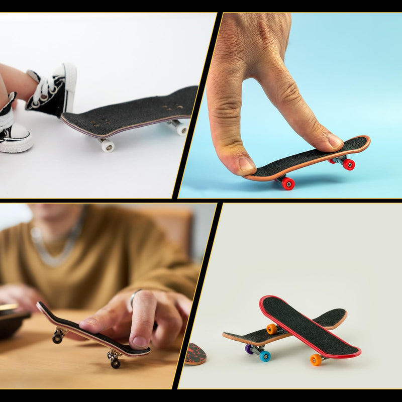 15Pcs Fingerboard Foam Grip Tape, Strong Adhesive Finger Skateboard Grip Tape, 110 x 38 mm Mini Fingerboard Deck Anti Slip Stickers, Black