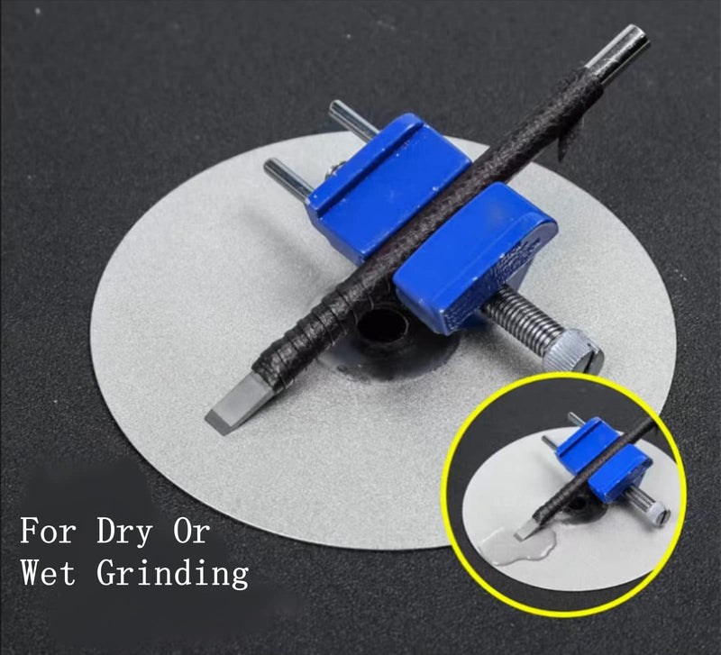 Diamond Flat Lap Disc Set 10 PCS, ENLAYER 4Inch Diamond Polishing Disc 80/100/200/400/600/800/1000/1500/2500/3000 Grit Wheel Lapping Grinding Disc Tool for Cutting or Sanding Stone and Glass