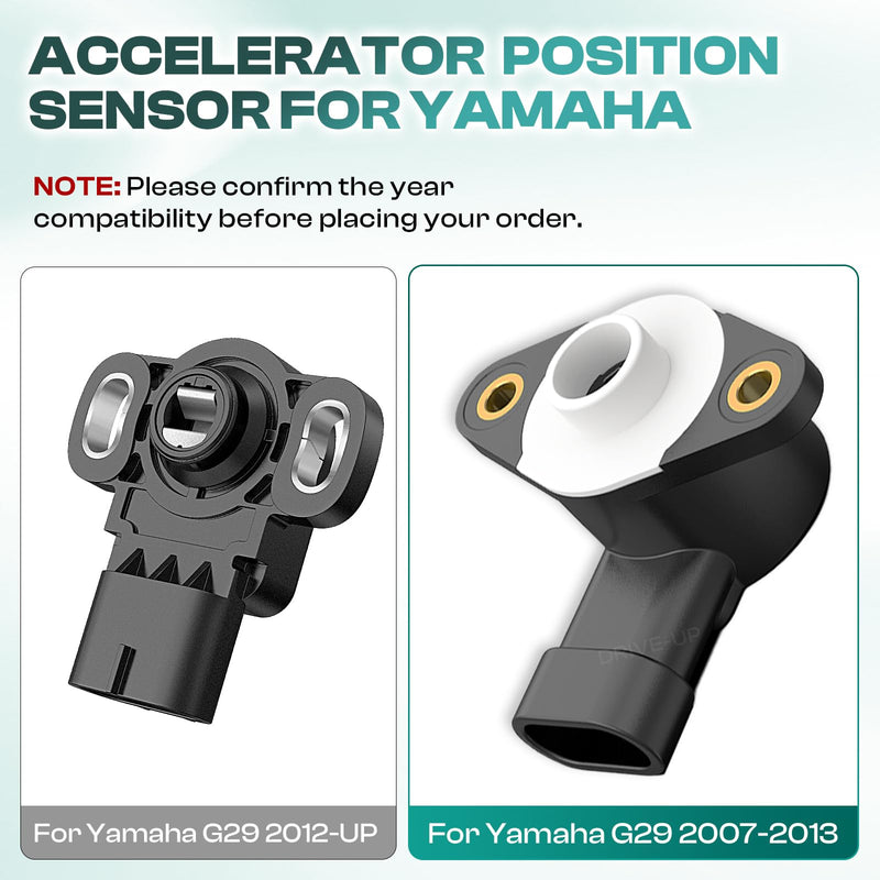DRIVE UP Golf Cart Throttle Position Sensor Accelerator Fits for Yamaha G29 YDRE 2007-2013 Golf Carts, OEM JW2-H5885-00