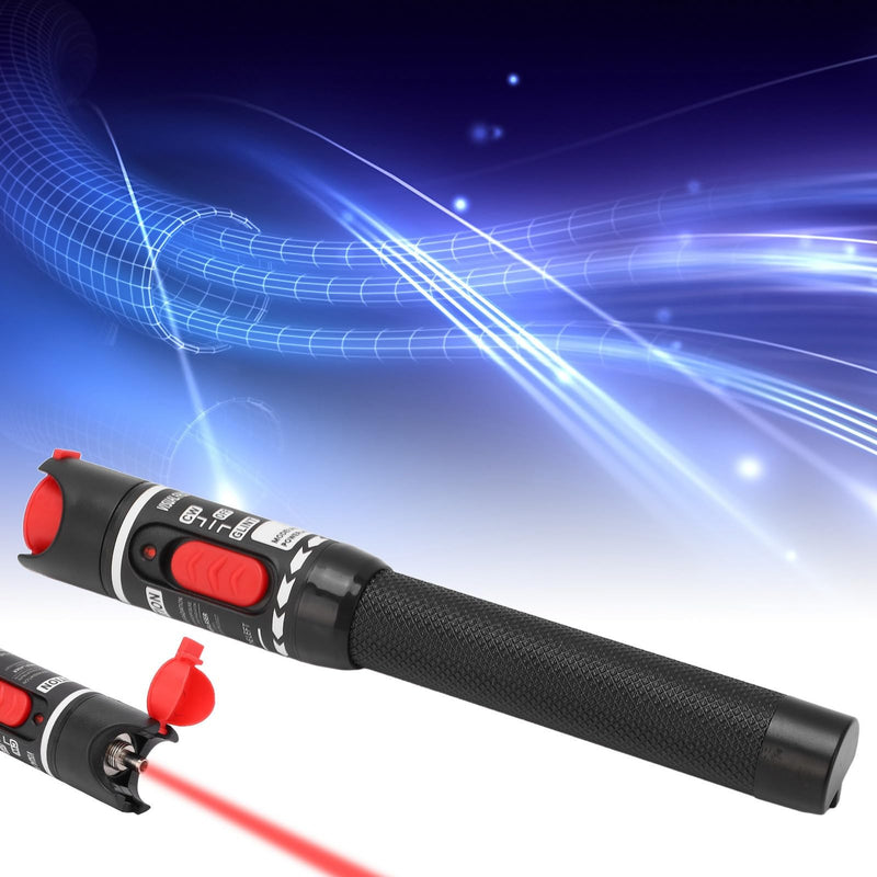 [Australia - AusPower] - Visual Fault Locator 50mW Vfl Red Light Pen for Network Cable Test Fiber Source Tester Detector Meter for Fc Sc St LC 6.9" Cable Tester 
