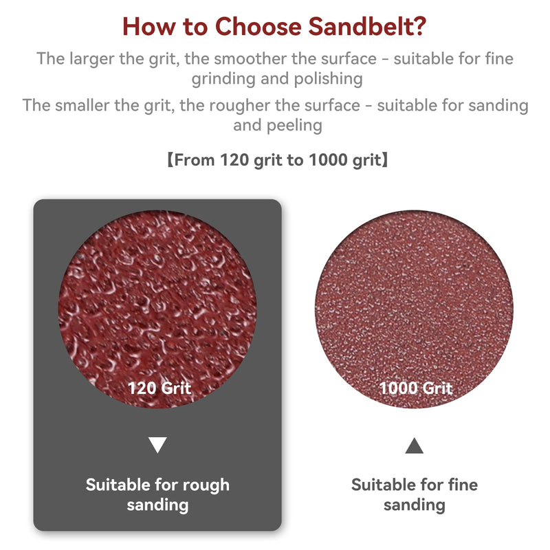 [Australia - AusPower] - Yofuly Sanding Belts 330 x 30 mm (120/320/600/800/1000 Mesh 4 Strips Each), Sanding Belt Set for Belt Sander Sander, Sander, for Sanding, Filing, Sharpening and Rust Removal (Pack of 20) 