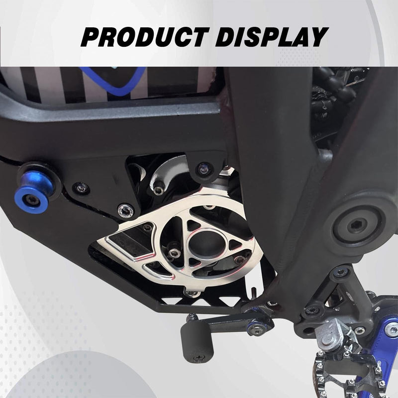 [Australia - AusPower] - CHANGCHENG Engine Case Saver Talaria Engine Cover Aluminum for Talaria Sting MX3 MX4 MX5 Electric Dirt Bike Silver 