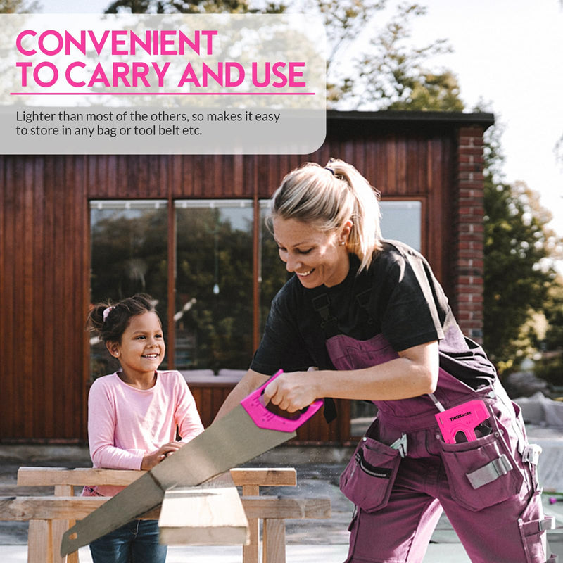 [Australia - AusPower] - THINKWORK Light Duty Staple Gun, Pink Upholstery Staple Gun for Wood with 2100pcs JT21 Staples 1/4", 5/16", 3/8" and Staple Remover, Women Fabric Stapler Gun for Crafts, Wall, Arts, DIY, Decoration 
